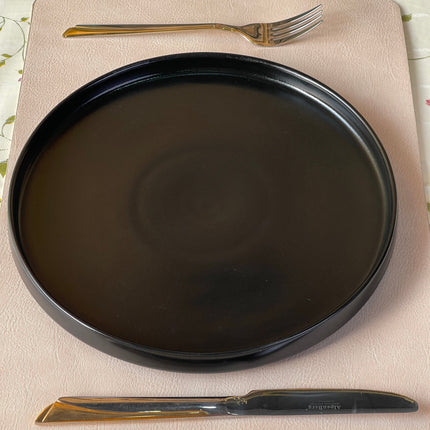 10 inch Classic Plate ( Textured Black Matte )