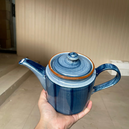 Leftover RK Tea Pot ( Cobalt Blue Colorline )