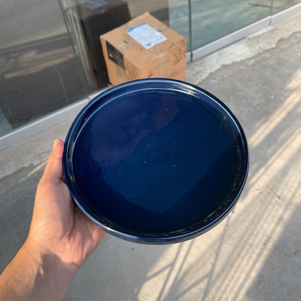 Leftover 8 inch Classic Plate ( Glossy Cobalt Blue )