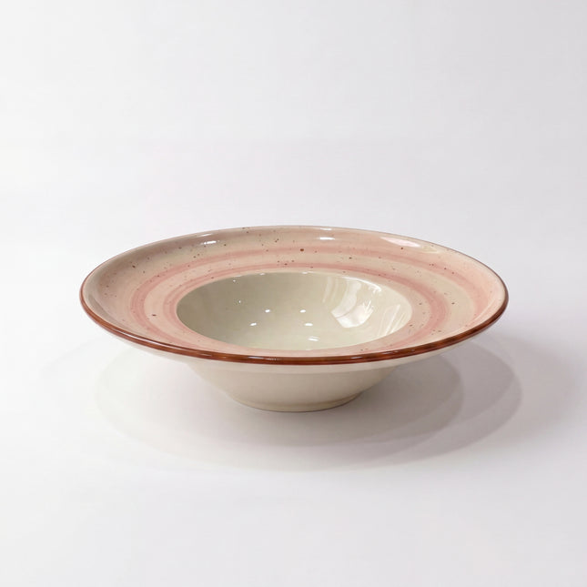 9.5 inch Pasta Plate ( Pink Colorline )