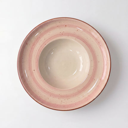 9.5 inch Pasta Plate ( Pink Colorline )