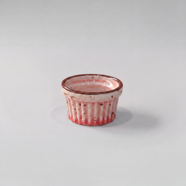 Xs Lined Sauce Ramekin ( Pink Colorline )