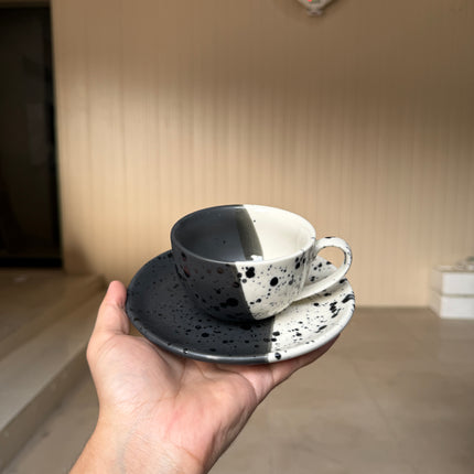 Leftover WM Cup Saucer Set ( Eclipse ) 6 cups 6 saucers ( 220ml )