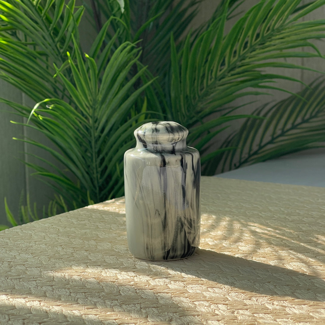 Salt Pepper Shaker ( Black Marble ) ( 1 pc )