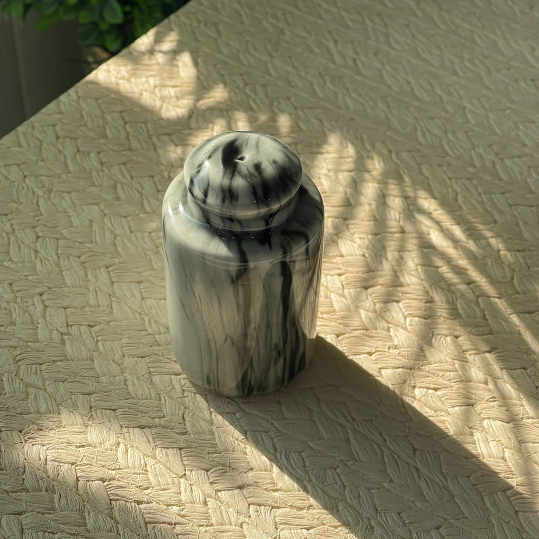 Salt Pepper Shaker ( Black Marble ) ( 1 pc )