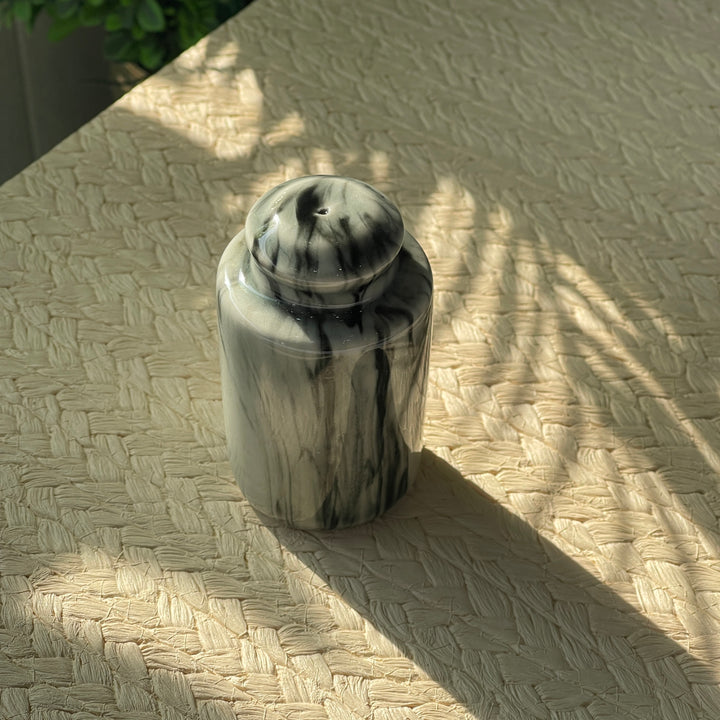 Salt Pepper Shaker ( Black Marble ) ( 1 pc )