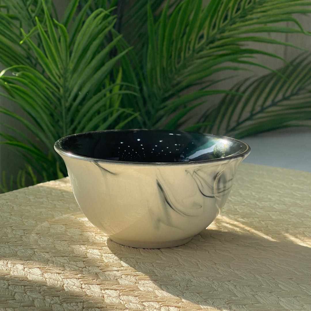 4.5 inch Raita Bowl ( Black Marble )