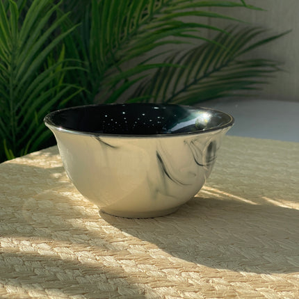 4.5 inch Raita Bowl ( Black Marble )
