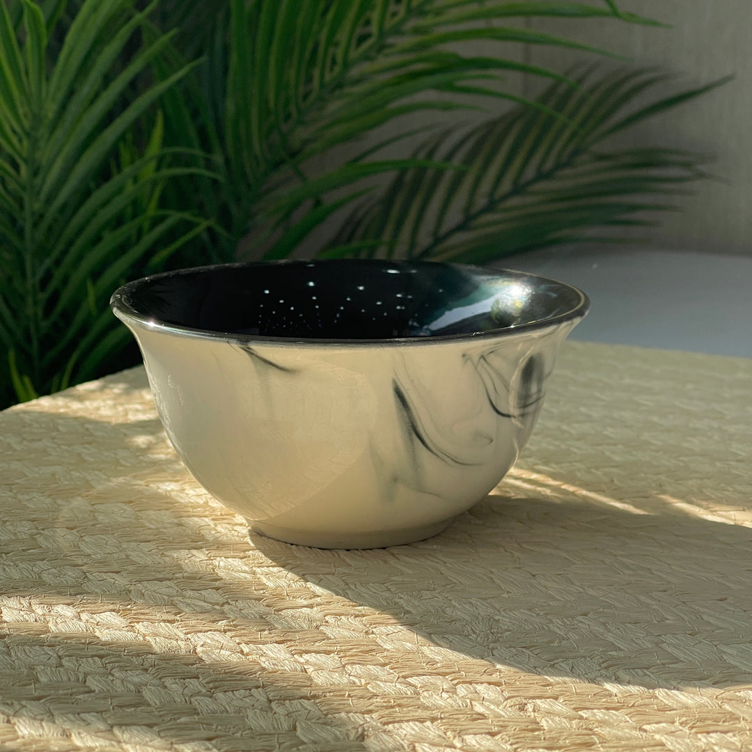 4.5 inch Raita Bowl ( Black Marble )