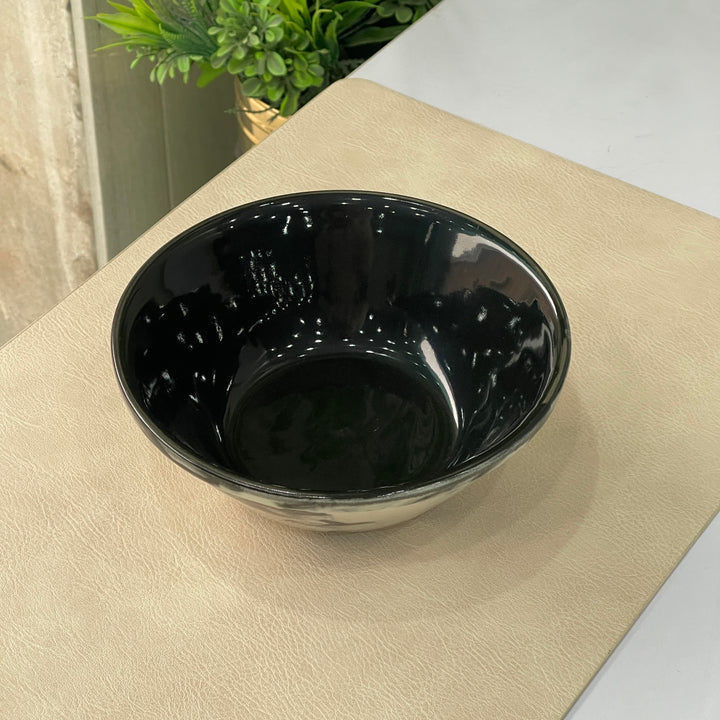 7 inch Ripple Bowl ( Black Marble )