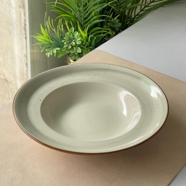 9 inch Deep wide plate ( Grey Colorline )