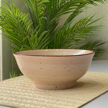 8 inch Round Bowl ( Pink colorline )
