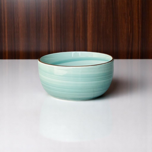 6 inch Noodle Bowl ( Teal Colorline )