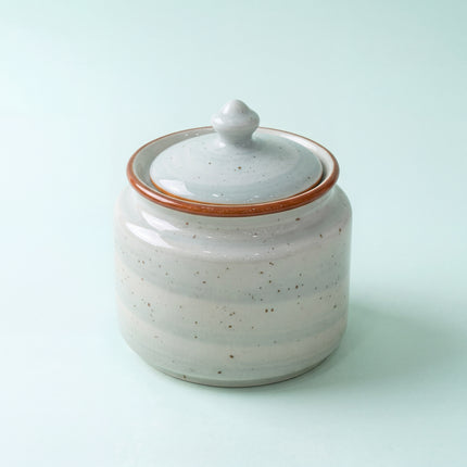 RK Sugar Pot ( Teal Colorline ) ( 360 ml )