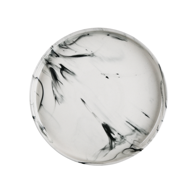 10 inch Classic Plate ( Black Marble )