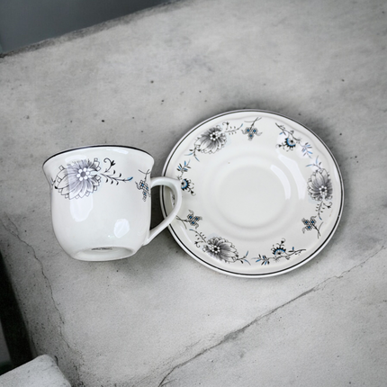 Cup Saucer Set ( ROL 1805 ) 6 cups 6 saucers