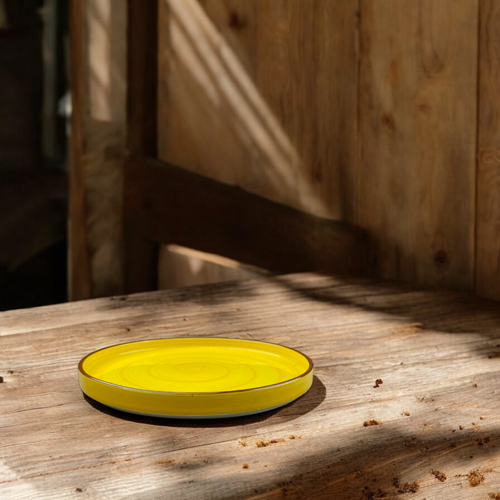 10 inch Classic Plate ( Yellow Colorline )