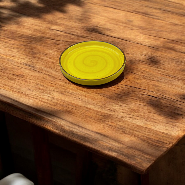 6 inch Classic Plate ( Yellow Colorline )
