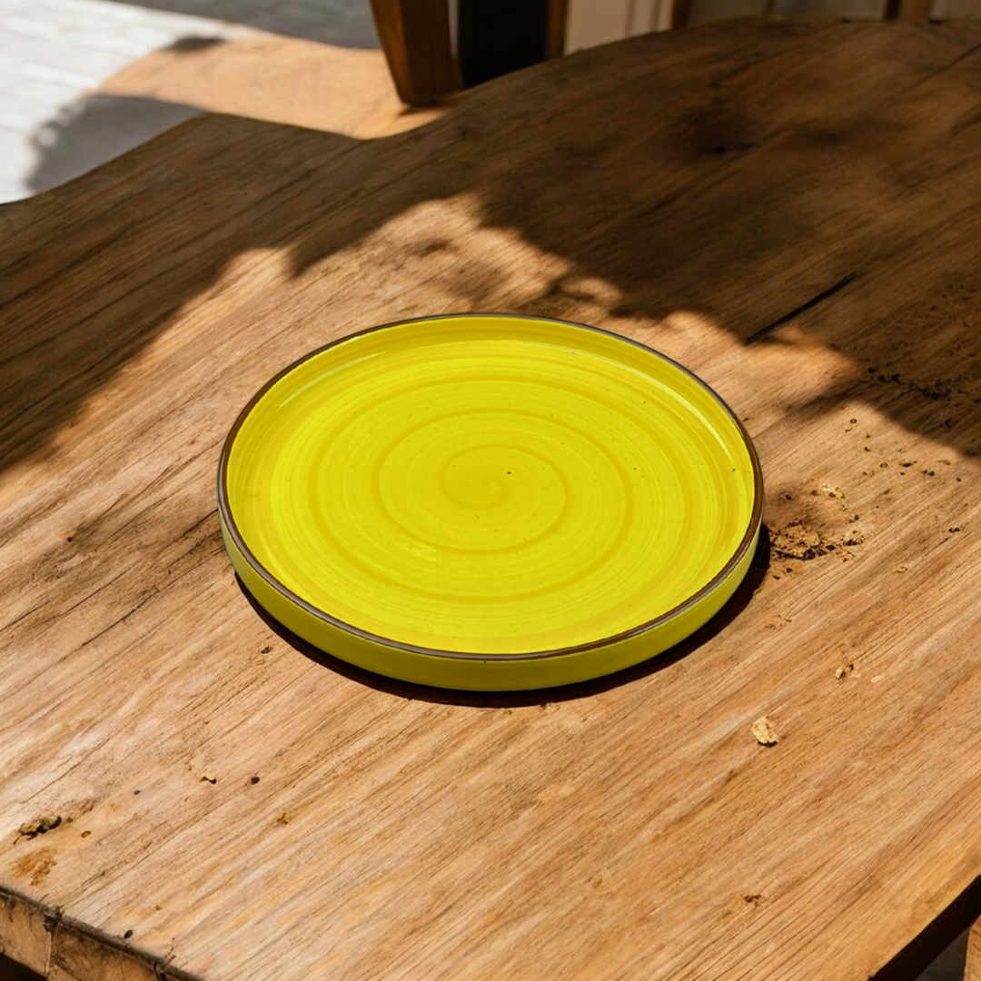 10 inch Classic Plate ( Yellow Colorline )
