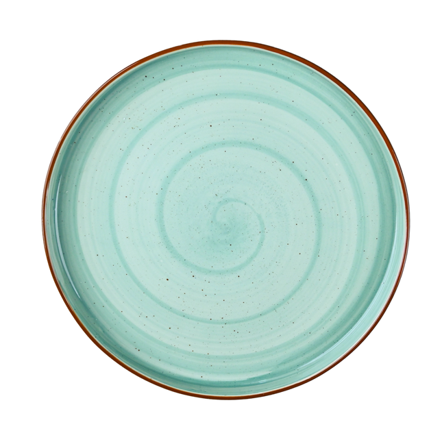 12 inch Classic Plate ( Teal Colorline )