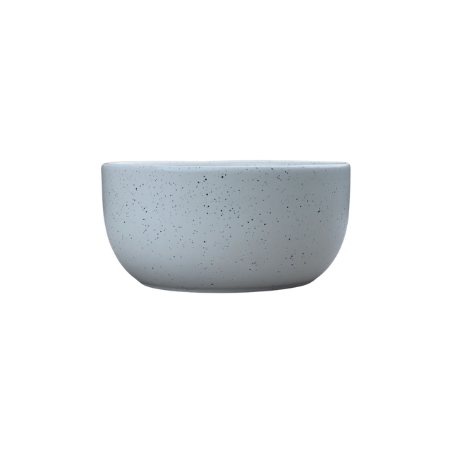 6 inch Noodle Bowl ( Grey Matte with Black Specks )