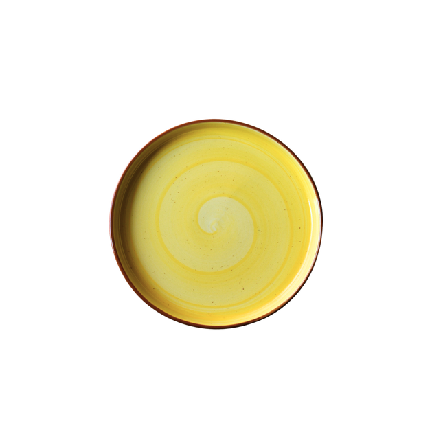 6 inch Classic Plate ( Yellow Colorline )
