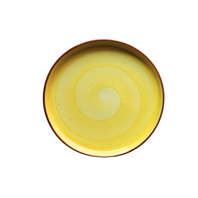8 inch Classic Plate ( Yellow Colorline )