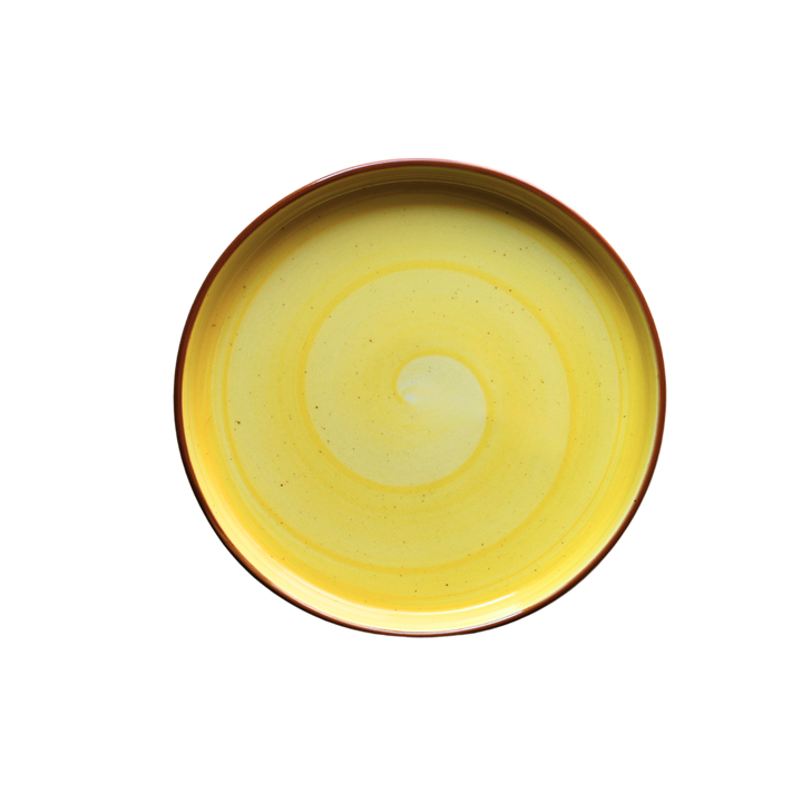 8 inch Classic Plate ( Yellow Colorline )