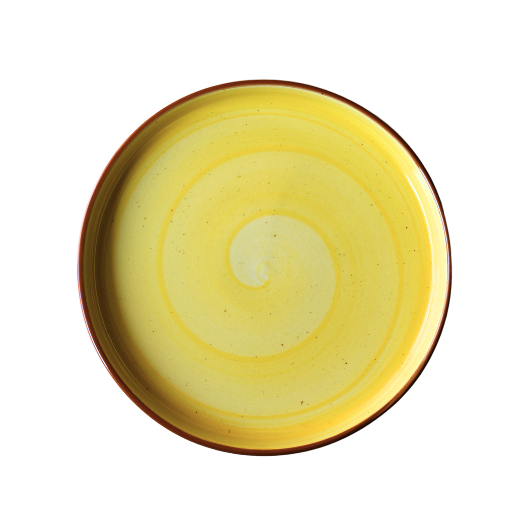 10 inch Classic Plate ( Yellow Colorline )