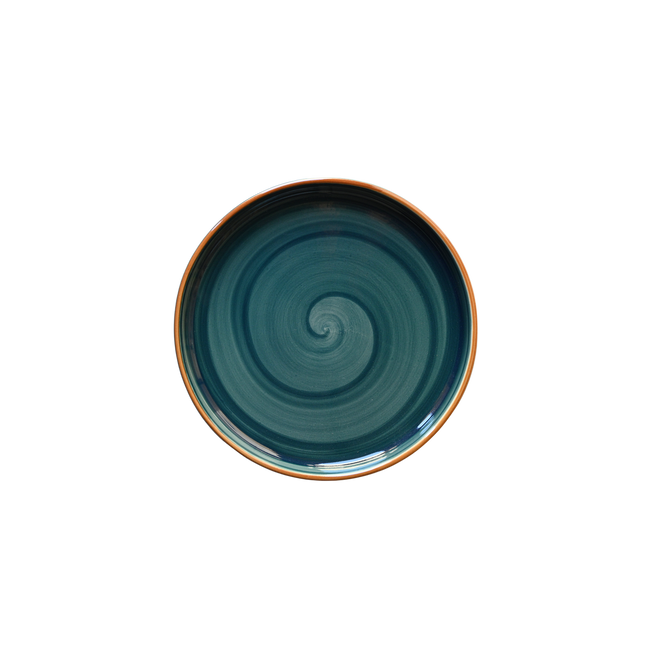 6 inch Classic Plate ( Peacock Green Colorline )