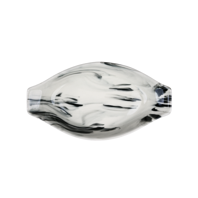 Pasta dish large 10.2"x 5.5" ( Black Marble )
