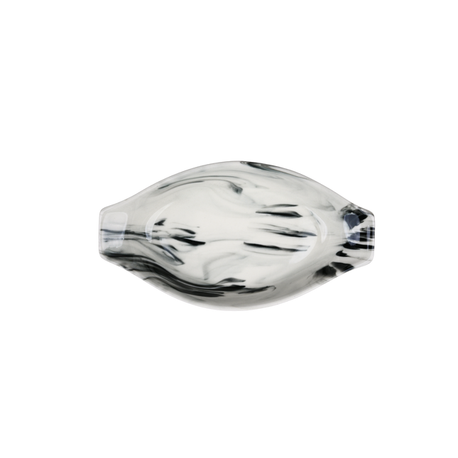 Pasta dish Small 7.8"x 4.3" ( Black Marble )