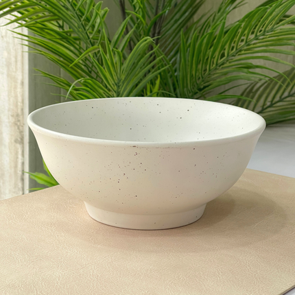 22 Pieces Dinner Set ( 4 Persons ) ( White Matte with Brown Specks )