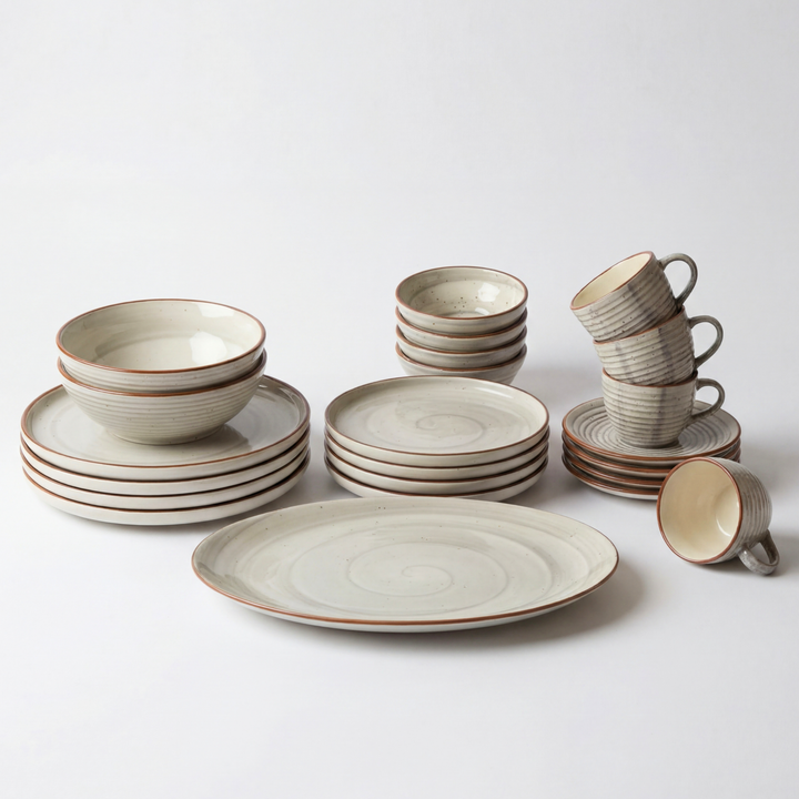 23 Pieces Dinner Set ( 4 Persons ) ( Ash )