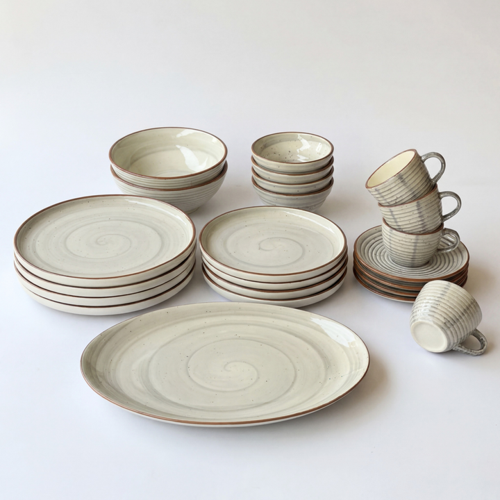 23 Pieces Dinner Set ( 4 Persons ) ( Ash )