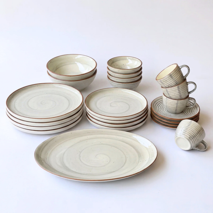 23 Pieces Dinner Set ( 4 Persons ) ( Ash )