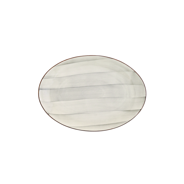 11" Rimless Rice Dish ( Grey Colorline )