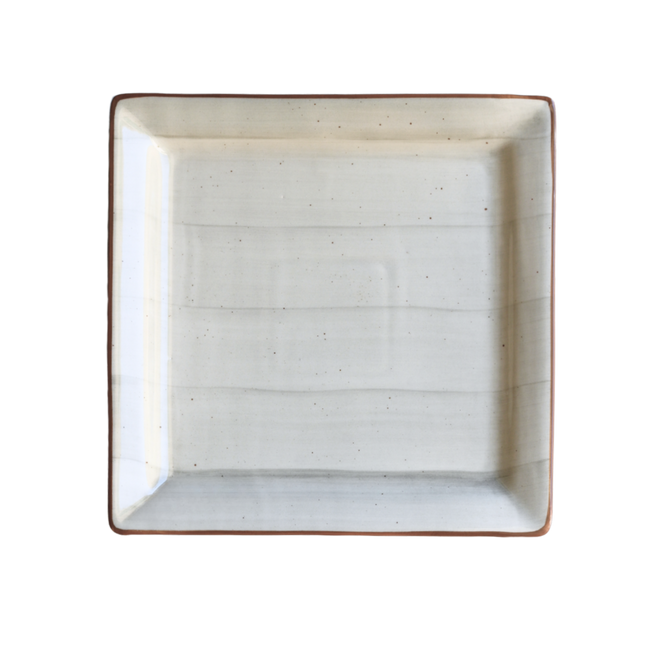 11" Square Platter ( Grey Colorline )