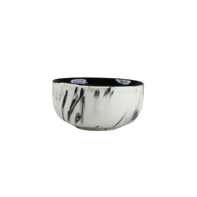 5" Single Serving Bowl ( Black Marble )