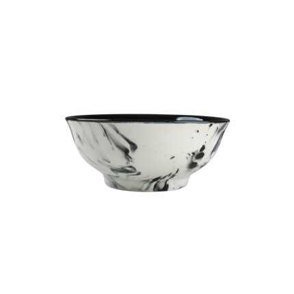 7" Round Bowl ( Black Marble )