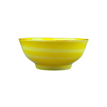 9" Round Bowl ( Yellow Colorline )