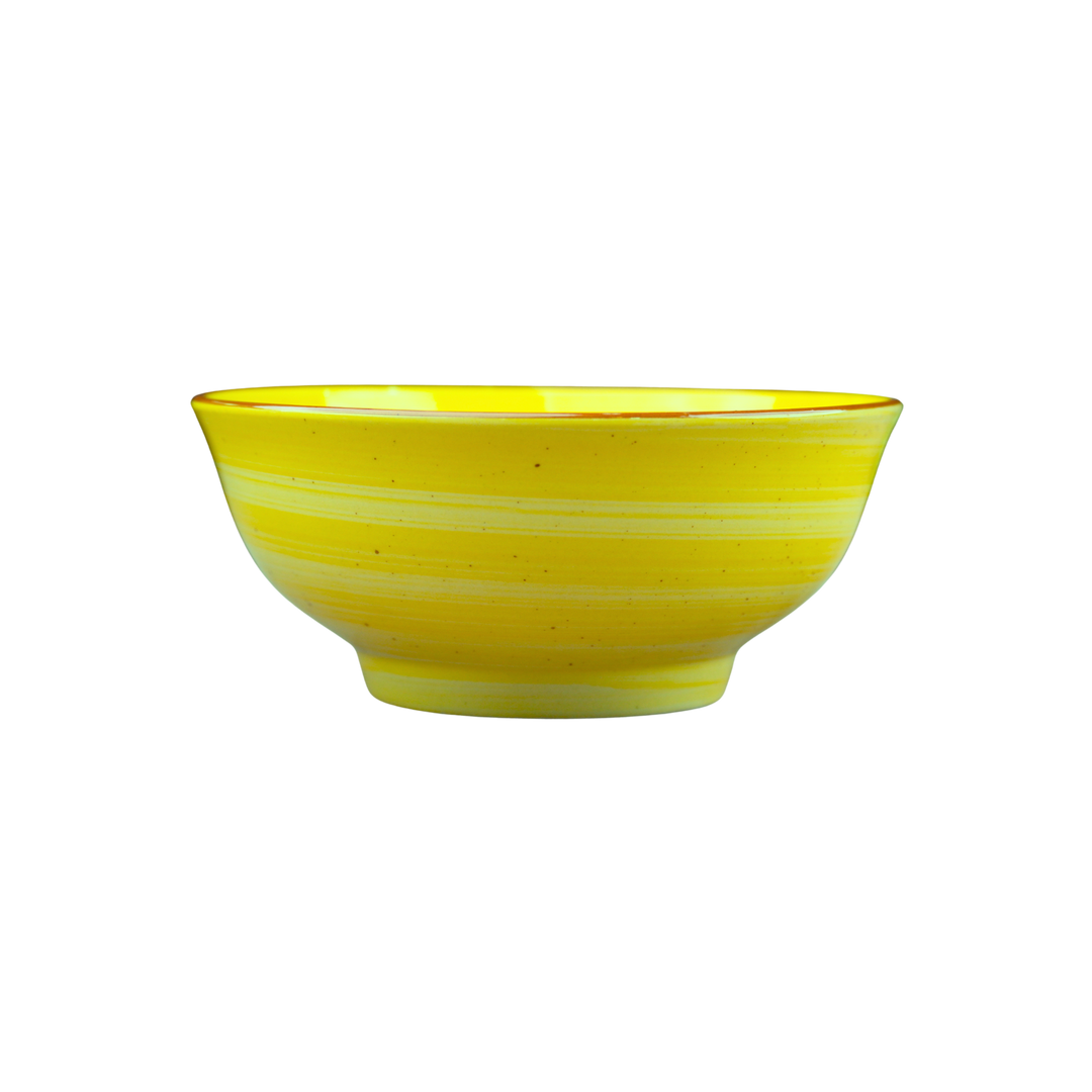 8 inch Round Bowl ( Yellow Colorline )