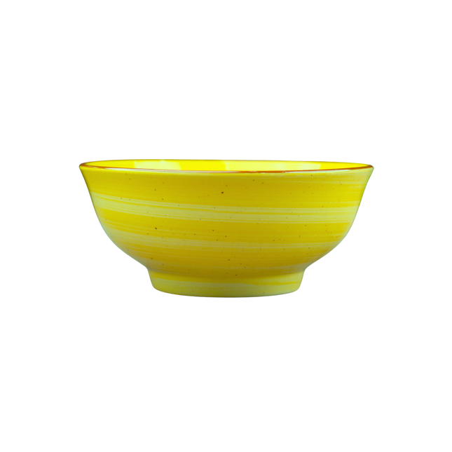 9" Round Bowl ( Yellow Colorline )