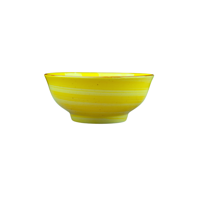 7" Round Bowl ( Yellow Colorline )