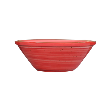 9" V Shaped Bowl ( Red Colorline )