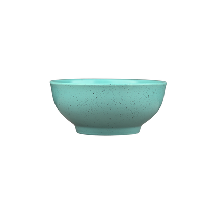 7" Round Bowl ( Firozi Matte with Black Specks )