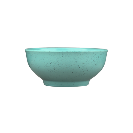 9" Round Bowl ( Firozi Matte with Black Specks )