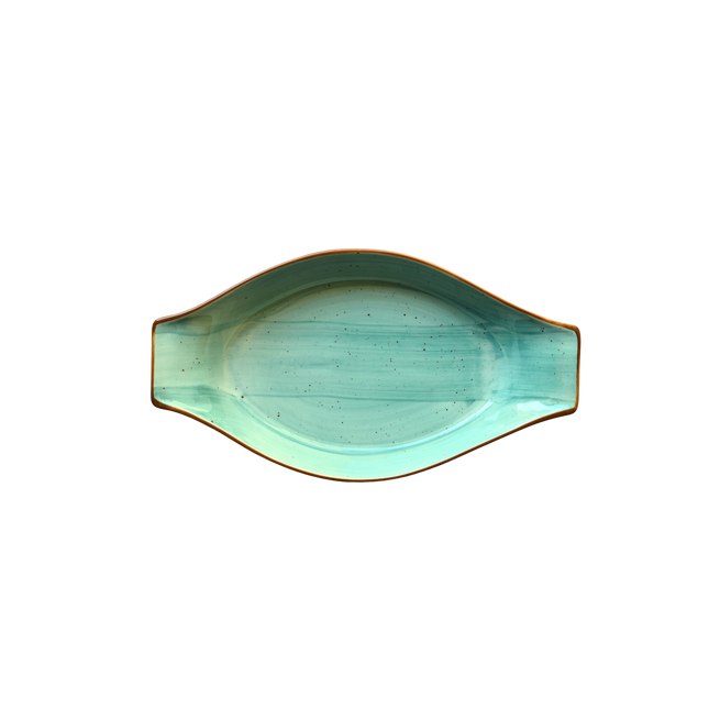 Pasta dish small 7.8"x 4.3" ( Teal Colorline )