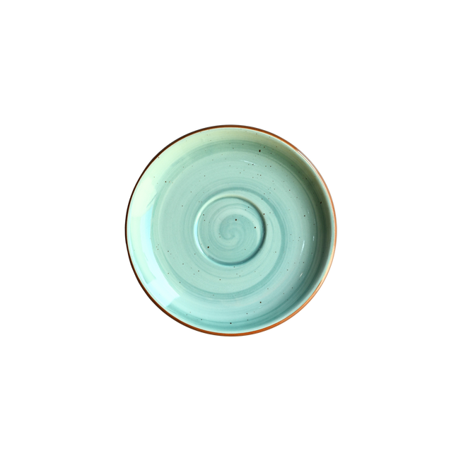 6" NH Saucer ( Teal Colorline )