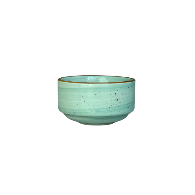 4" soup Bowl ( Teal Colorline )